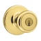 Kwikset Kwikset Tylo Polished Brass Entry Knobs 1-3/4 in. 94002-873 - alternate 1